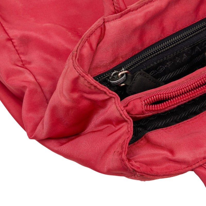 Prada Handbag Pink Nylon — view 9
