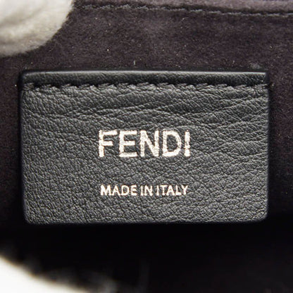 Fendi Canai Mini Chain Shoulder Bag 2-Way Black Brown Leather — view 9