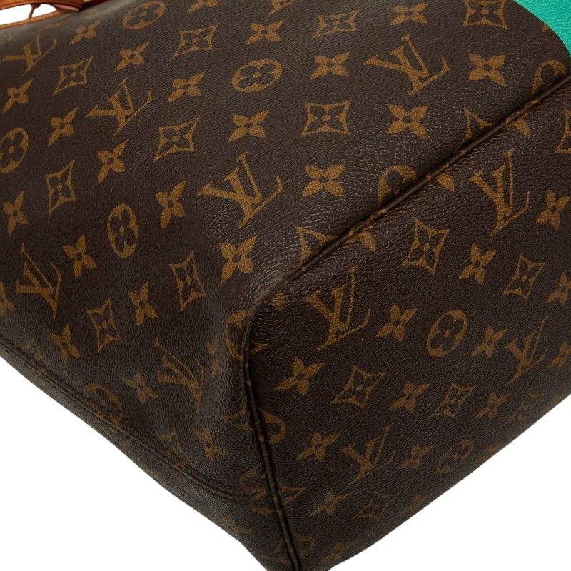 Louis Vuitton Monogram My LV Heritage Neverfull GM Tote Shoulder Bag Brown — view 5