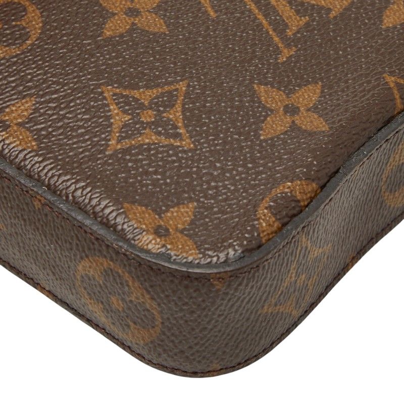 Louis Vuitton Monogram Pochette Felicity Crossbody Chain Shoulder Bag Brown — view 7