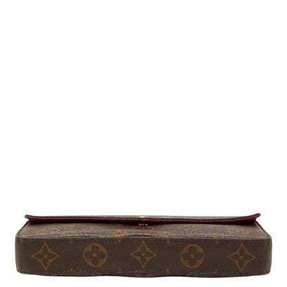 Louis Vuitton Monogram Pochette Felicity Crossbody Chain Shoulder Bag Brown — view 3