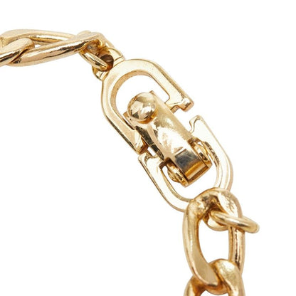 Dior CD Logo Bracelet Gold Plated Rhinestone — view 4