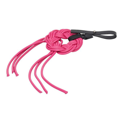 Loewe Bag Charm Pink Black Leather