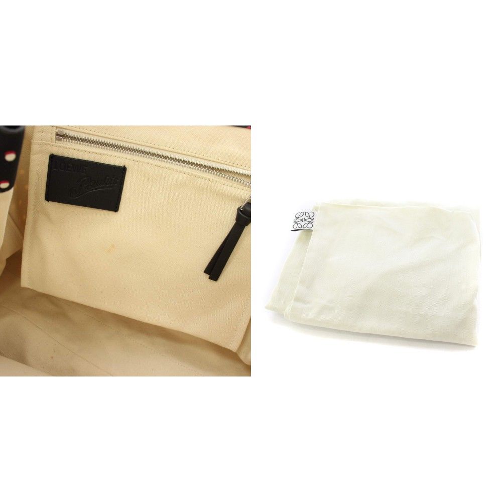 Loewe Paula's Ibiza Tote Shoulder Bag Black TK — view 9
