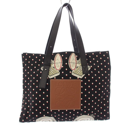 Loewe Paula's Ibiza Tote Shoulder Bag Black TK