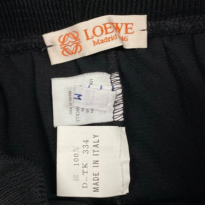 Loewe Logo Embroidery Black Cotton Shorts A3 — view 6