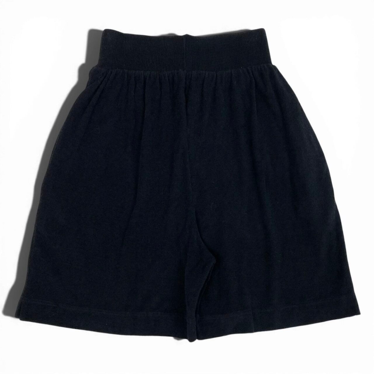 Loewe Logo Embroidery Black Cotton Shorts A3 — view 2