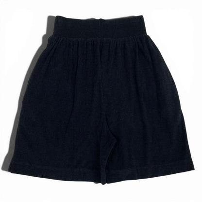 Loewe Logo Embroidery Black Cotton Shorts A3 — view 2