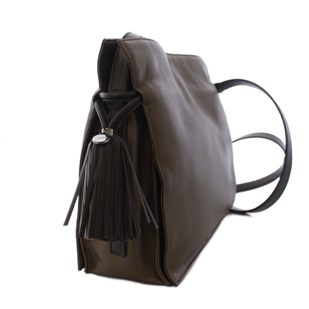 Loewe Flamenco 22 Shoulder Bag Leather Brown KH — view 2