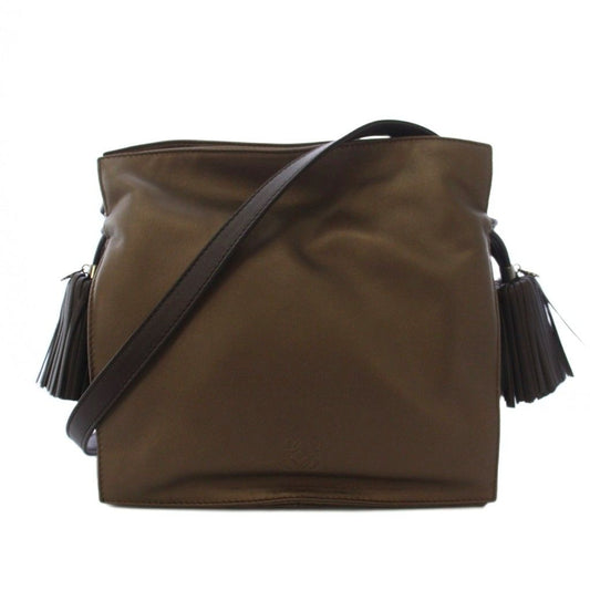 Loewe Flamenco 22 Shoulder Bag Leather Brown KH