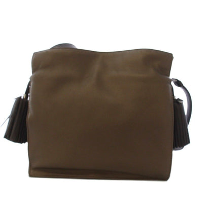 Loewe Flamenco 22 Shoulder Bag Leather Brown KH — view 3