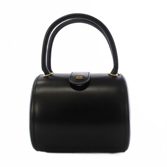 Loewe Anagram Vintage Handbag Leather Black KH