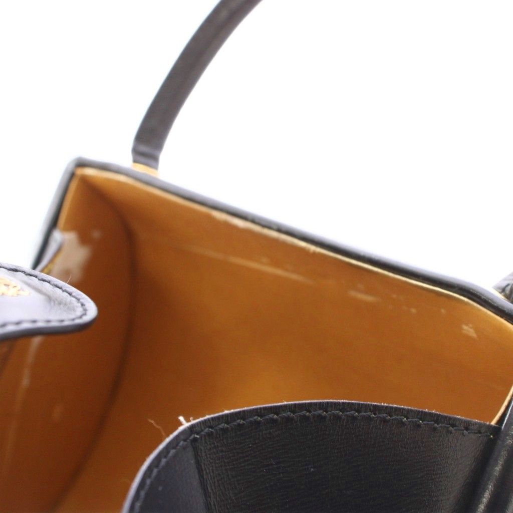 Loewe Anagram Vintage Handbag Leather Black KH — view 8