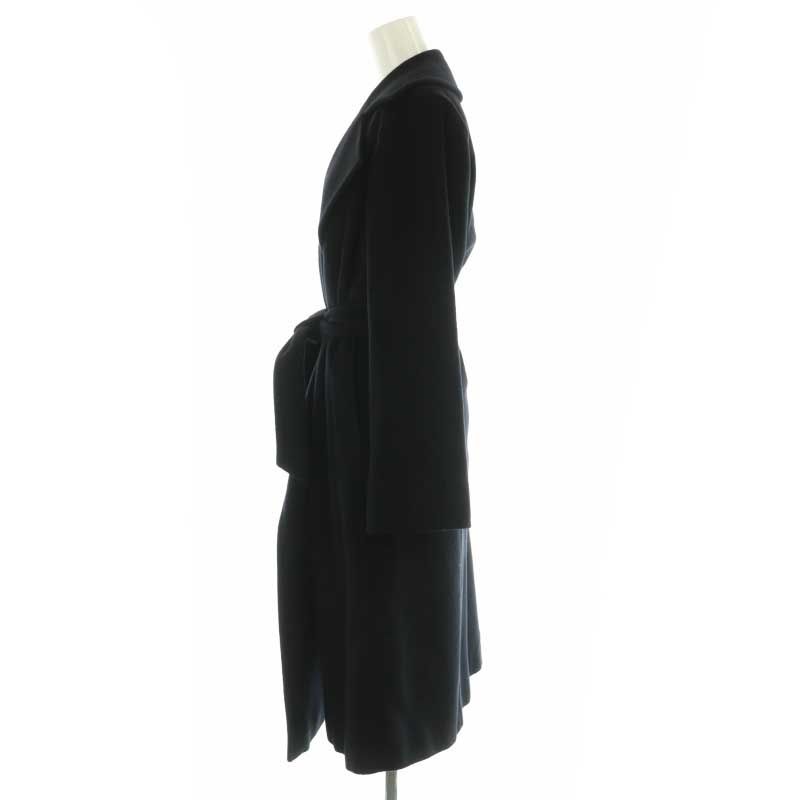 Max Mara Manuela Camel Icon Coat Che Star Long Length One Color 32 Black BB — view 2