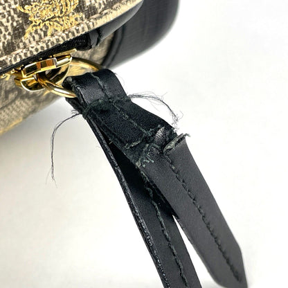 Gucci GG Pattern Backpack Bee Print Supreme Beige Black — view 6