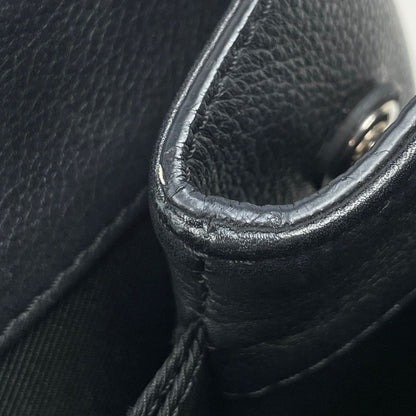 Louis Vuitton Lockme Cartable 2-Way Handbag Leather Noir — view 8