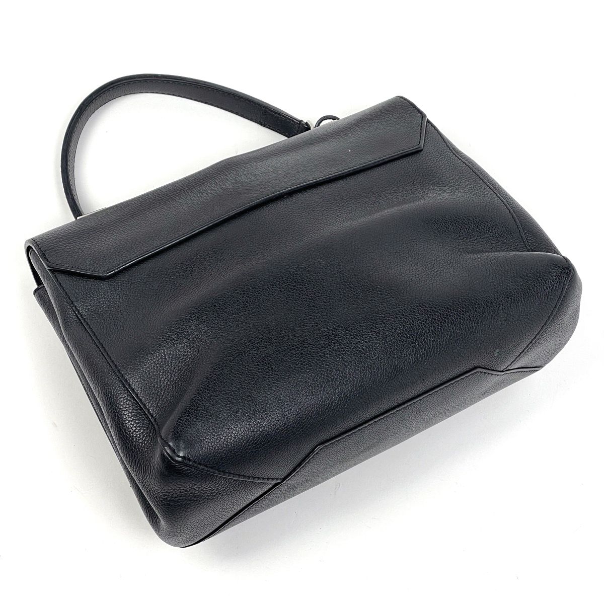 Louis Vuitton Lockme Cartable 2-Way Handbag Leather Noir — view 2