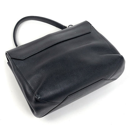 Louis Vuitton Lockme Cartable 2-Way Handbag Leather Noir — view 2