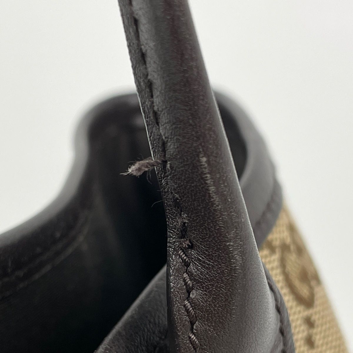 Gucci New Brit Tote GG Pattern Canvas Brown — view 6