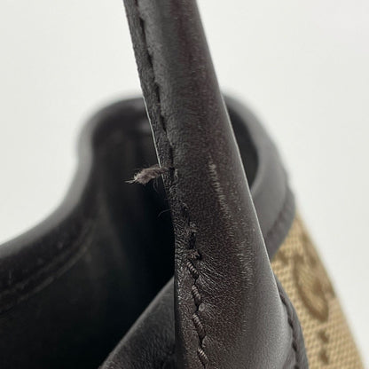 Gucci New Brit Tote GG Pattern Canvas Brown — view 6