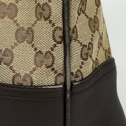Gucci New Brit Tote GG Pattern Canvas Brown — view 4