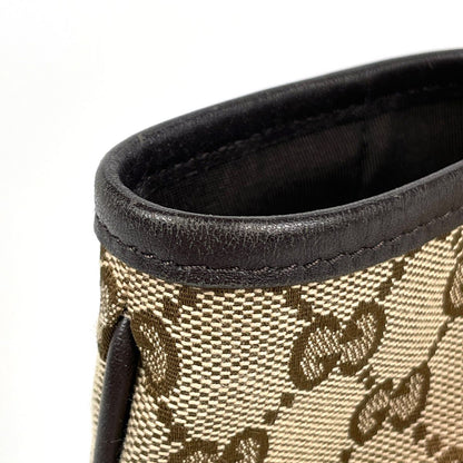 Gucci New Brit Tote GG Pattern Canvas Brown — view 5