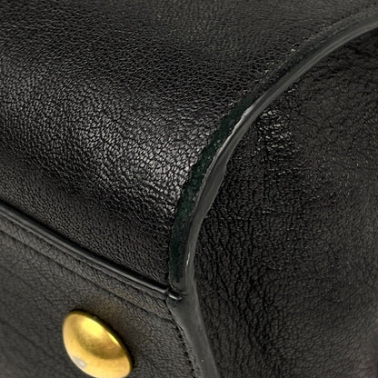 Saint Laurent Cabas Chic Handbag Line Leather Black — view 3