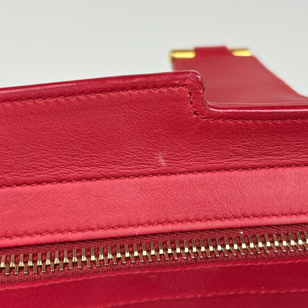 Saint Laurent Petit Cabas Handbag 2-Way Line Leather — view 5