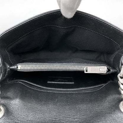 Saint Laurent West Hollywood Chain Shoulder Bag Leather Black — view 8