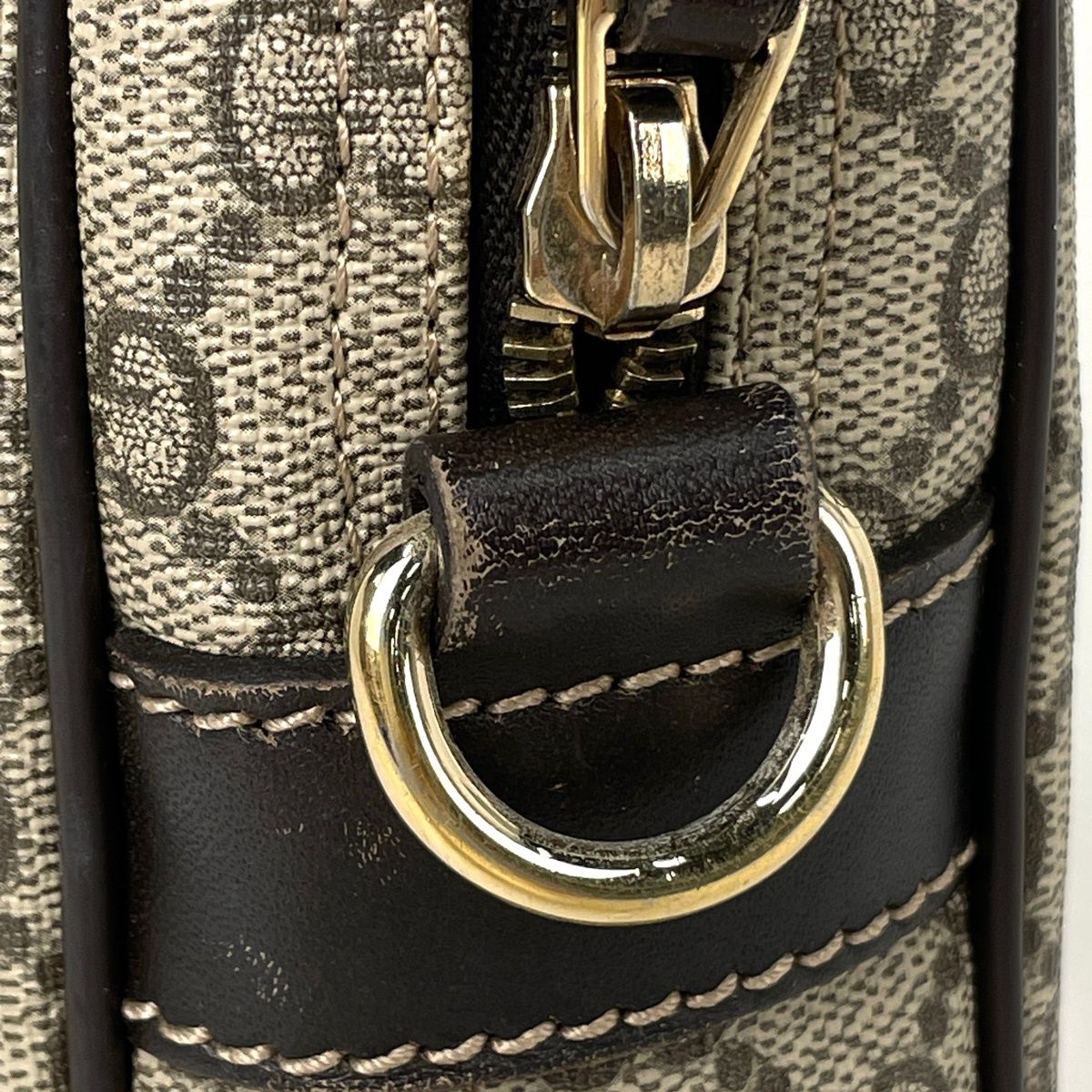 Gucci GG Pattern Business Briefcase Beige Brown — view 5