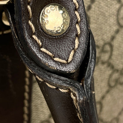 Gucci GG Pattern Business Briefcase Beige Brown — view 7