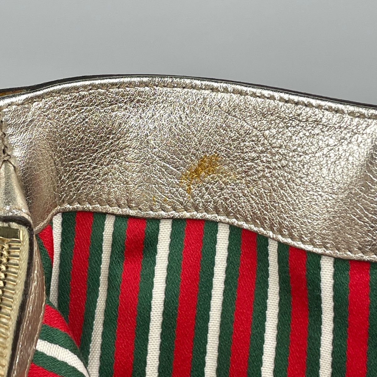 Gucci GG Pattern Tote Abbey Canvas Beige Gold — view 7
