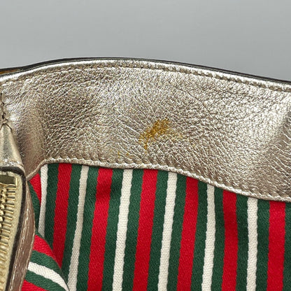 Gucci GG Pattern Tote Abbey Canvas Beige Gold — view 7