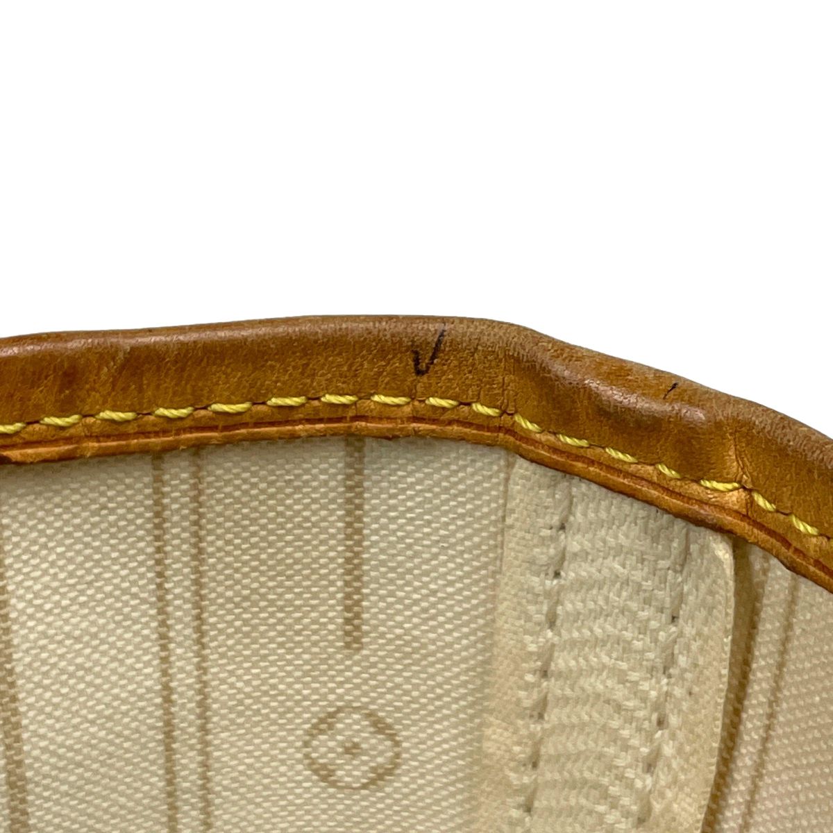 Louis Vuitton Neverfull MM Shoulder Bag Tote Damier Azur White — view 6