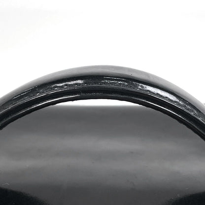 Chanel CC Logo Vanity Makeup Pouch Patent Leather Black — view 7