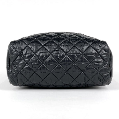 Chanel Sac CC Logo Backpack Nylon Black — view 3