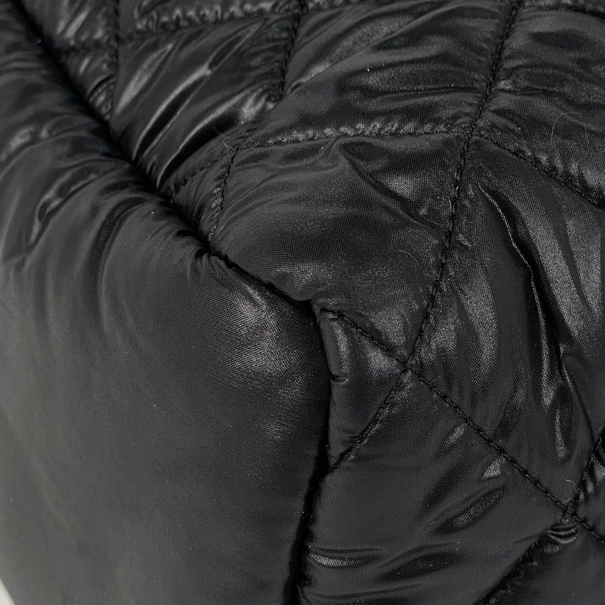 Chanel Sac CC Logo Backpack Nylon Black — view 4