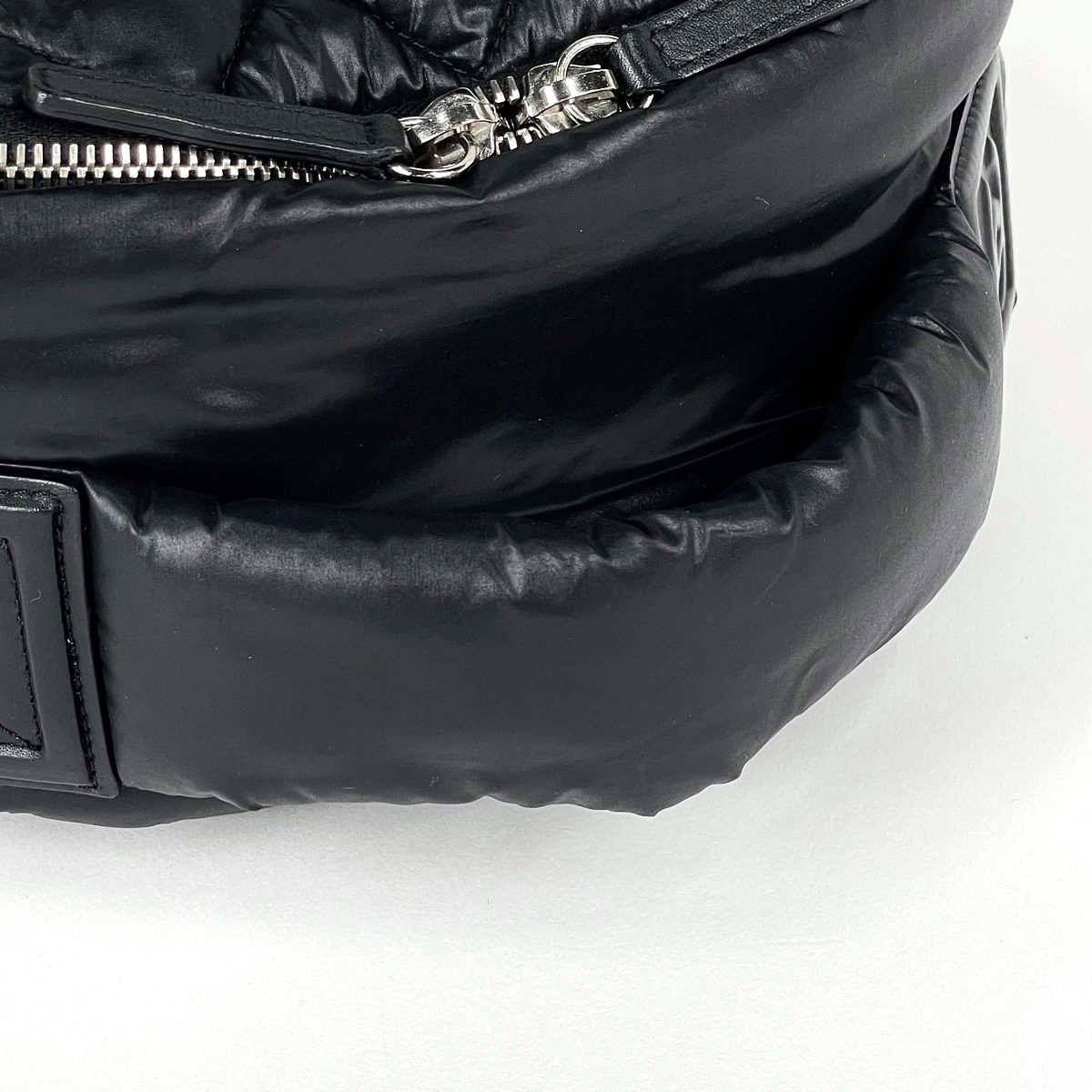 Chanel Sac CC Logo Backpack Nylon Black — view 7