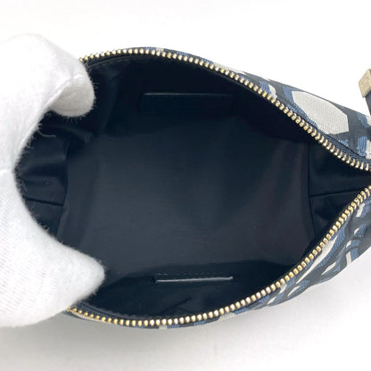 Dior Cannage Nomad Pouch Nylon Canvas Navy — view 8