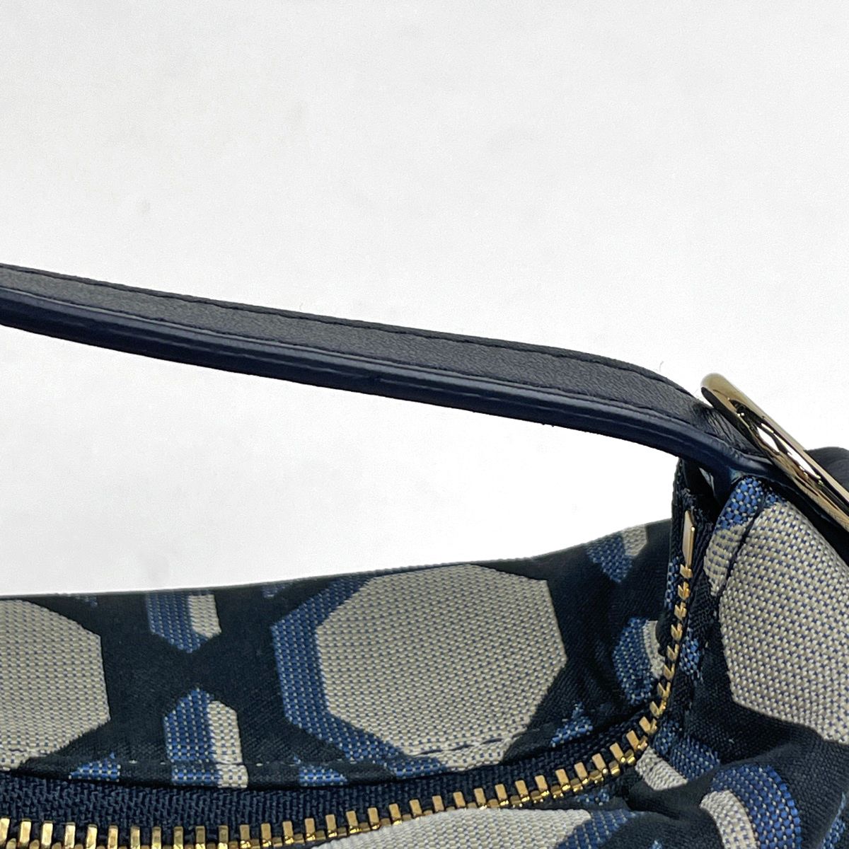 Dior Cannage Nomad Pouch Nylon Canvas Navy — view 4