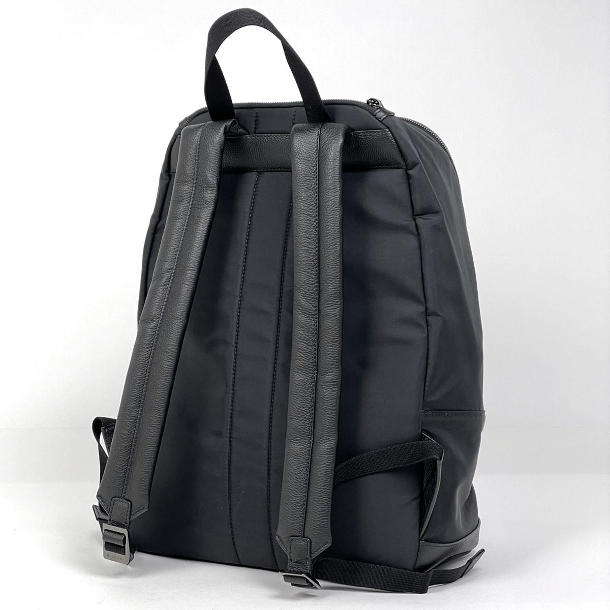 Bvlgari Logo Backpack Sac Fragment Nylon Black — view 2