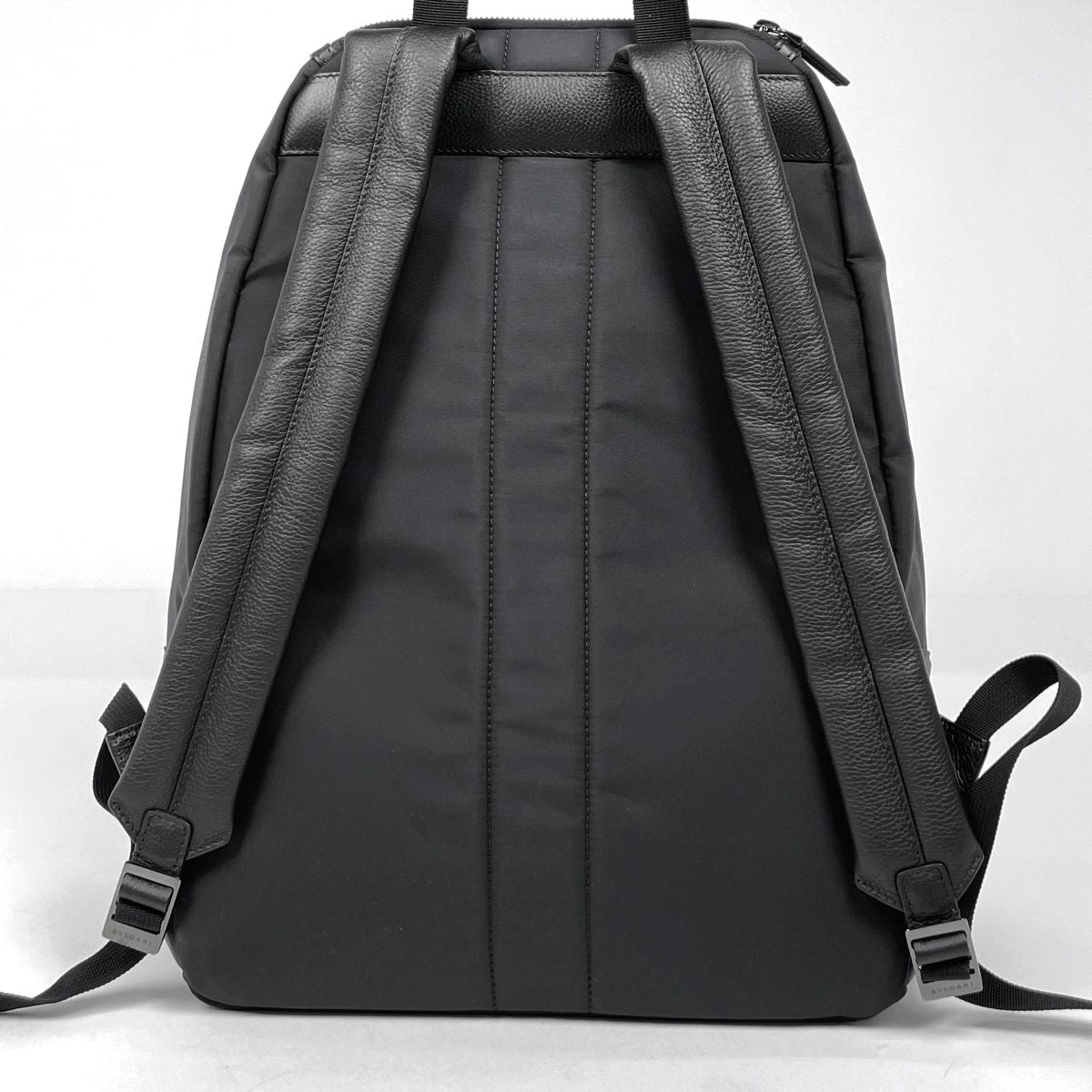 Bvlgari Logo Backpack Sac Fragment Nylon Black — view 5