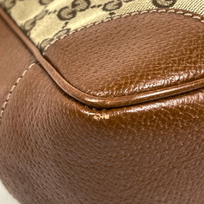 Gucci GG Pattern Handbag 2-Way Canvas Brown — view 3