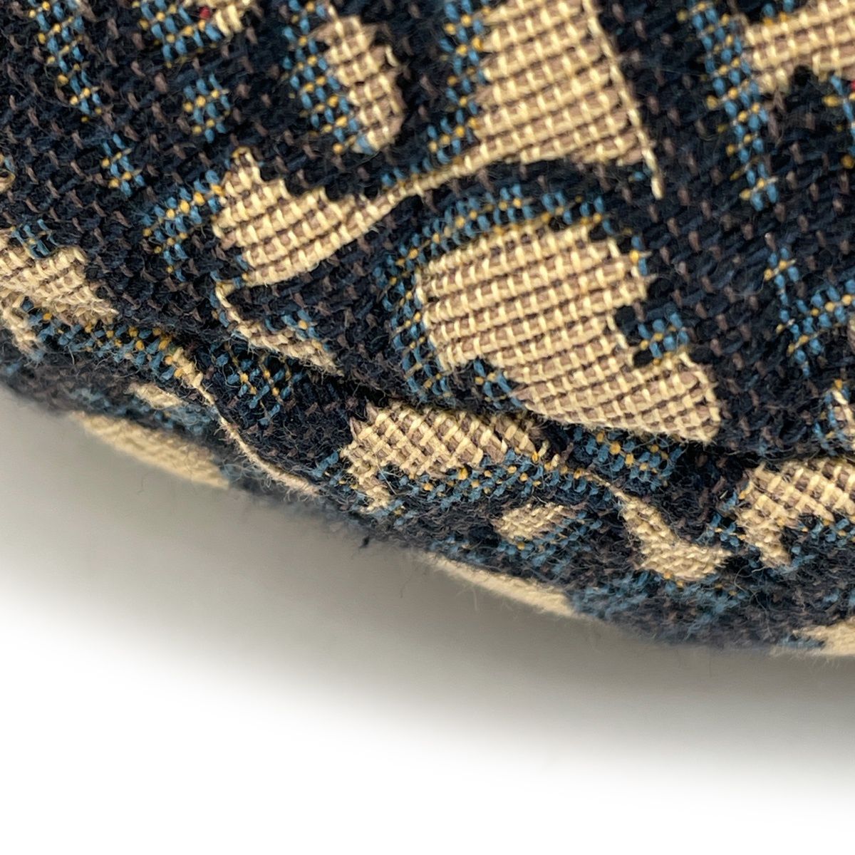 Dior Trotter Pattern Shoulder Bag Canvas Navy Beige — view 3