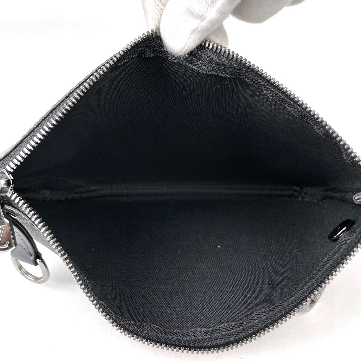 Louis Vuitton Trio Messenger Monogram Reverse Pouch Shoulder Bag Eclipse Noir — view 8