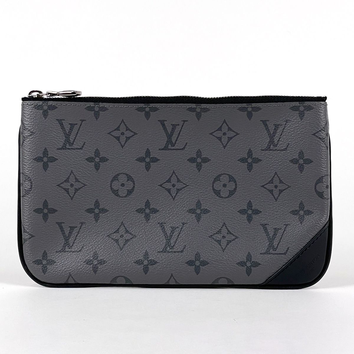Louis Vuitton Trio Messenger Monogram Reverse Pouch Shoulder Bag Eclipse Noir — view 6