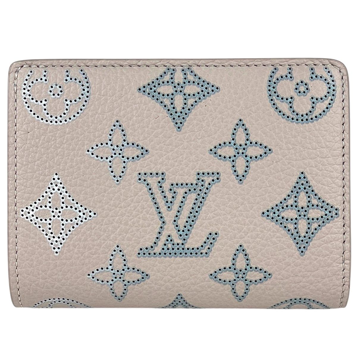 Louis Vuitton Portefeuille Clair Bifold Wallet Monogram Mahina Brume