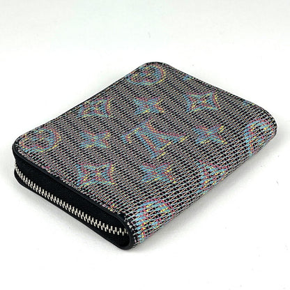 Louis Vuitton Zippy Coin Purse Monogram LV Pop Case Leather Blue Black — view 2