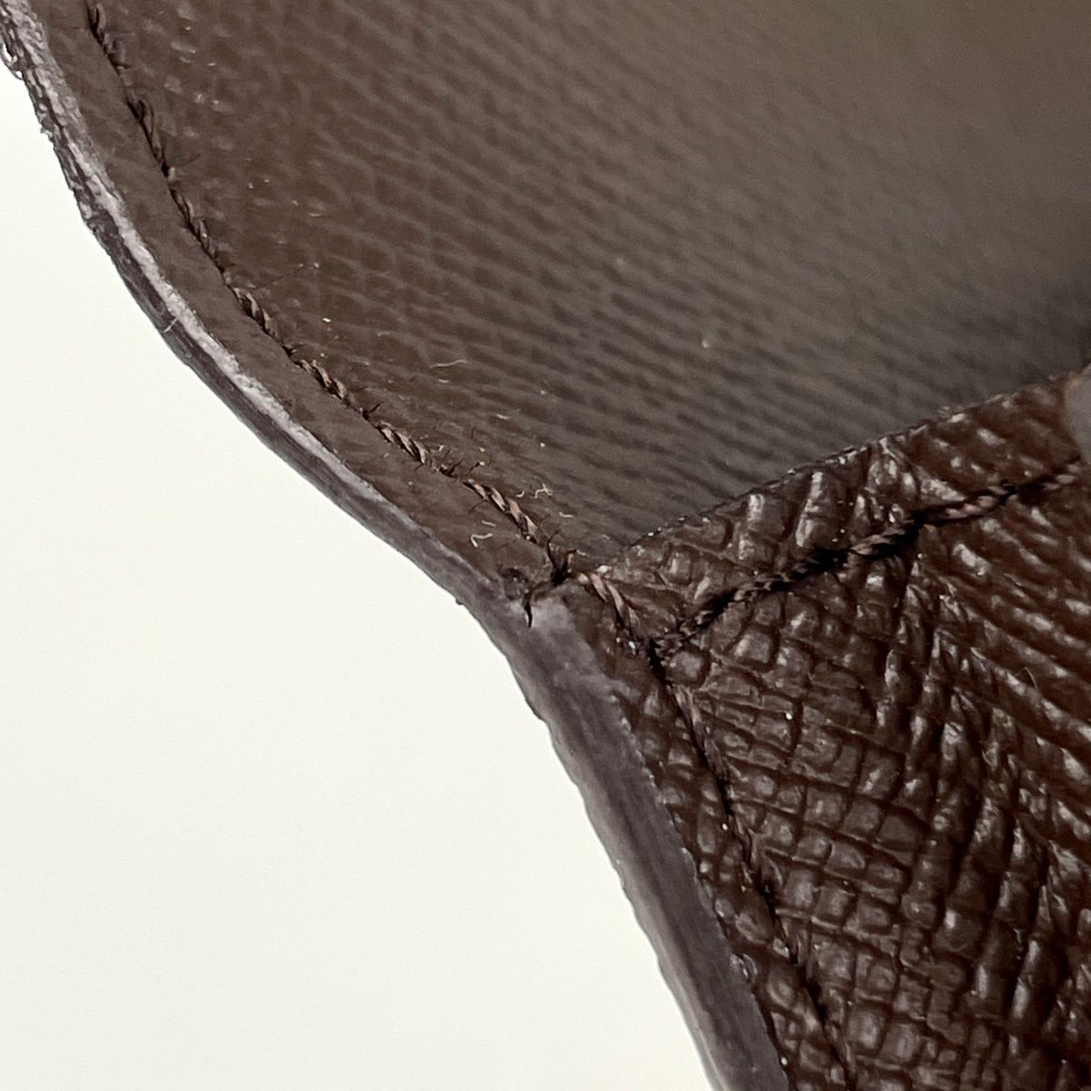 Louis Vuitton Business Card Holder Case Damier Brown — view 4
