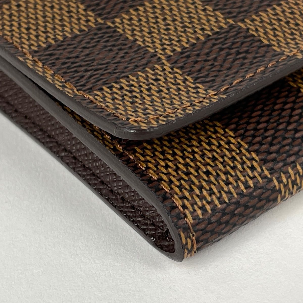 Louis Vuitton Business Card Holder Case Damier Brown — view 3